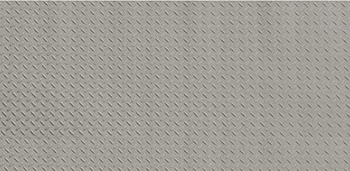 RESILIA Heavy Duty Garage Floor Runner & Protector Mat - Slip Resistant Diamond Plate PVC Mats - Water, Spill, & Stain Resistant, Sandstone (4 feet x 10 feet)