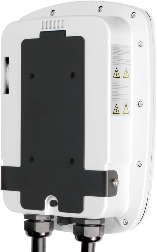 Leviton Level 2 EV Charger, 32 Amp, 208/240 VAC, 7.6 kW Output, 18' Charging Cable, Indoor/Outdoor Hardwired EV Charging Station, EV320 EVSE