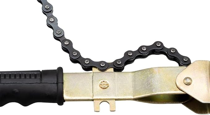 Mytee Products 2 Pack 15" Heavy-Duty Oil Filter Chain Wrench for 4" Diameter Filters – Rivet Locking Mechanism & Ideal for Chain Oil Filter Remover & General Maintenance Tasks