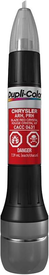 Dupli-Color ACC0431 Scratch Fix All-In-1 Exact-Match Automotive Touch-Up Paint – Chrysler Blaze Red Crystal – 0.25 oz. Paint Pen