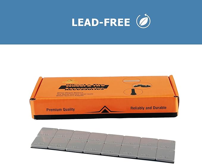 0.5 Oz Stick on Wheel Weights(144pcs,72oz),1/2 Oz Gray Adhesive Backed Wheel Weights for Cars, Trucks, SUVs, Motorcycles, Low Profile