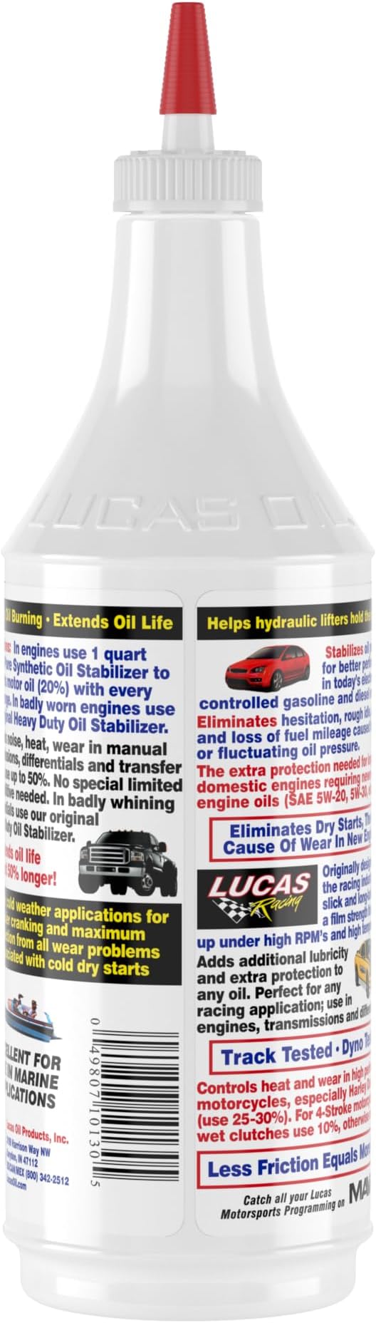 Lucas LUC10130 Synthetic Oil Stabilizer. Quart
