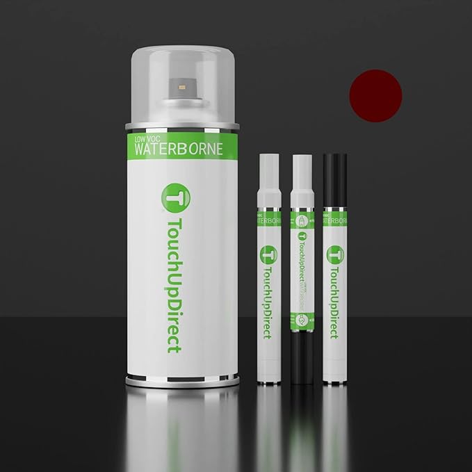 TouchUpDirect 3T0 Moulin Rouge/Ooh La La Rouge Metallic for Toyota Exact Match Touch Up Paint Combo - Essential Package