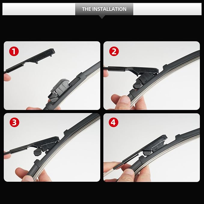 Replacement for BMW X2 2018-2023 Windshield Wiper Blade-3 Pieces of Car Front and Rear Window Wiper Blades