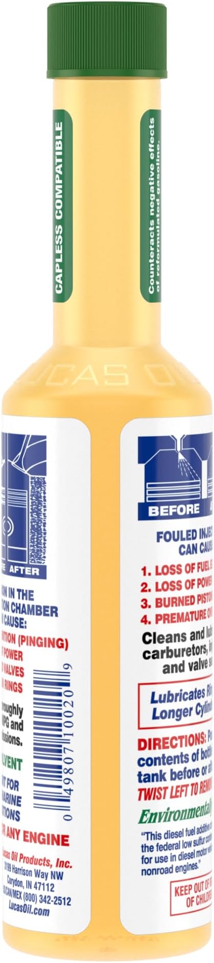 Lucas Oil 10020-PK24 Fuel Treatment - 5.25 Ounce (Pack of 24)
