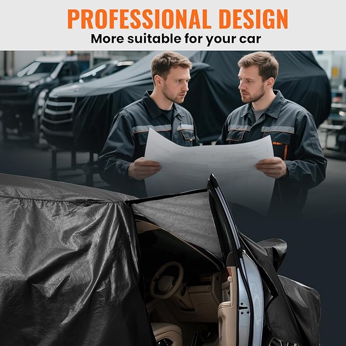 Ford Escape Car Cover 100% Waterproof All Weather, Gift with Towel, 10 Layers SUV Car Cover Custom Fit 2000-2025 Ford Escape, Full Exterior Car Covers Rain Sun UV Protection with Door Zipper.