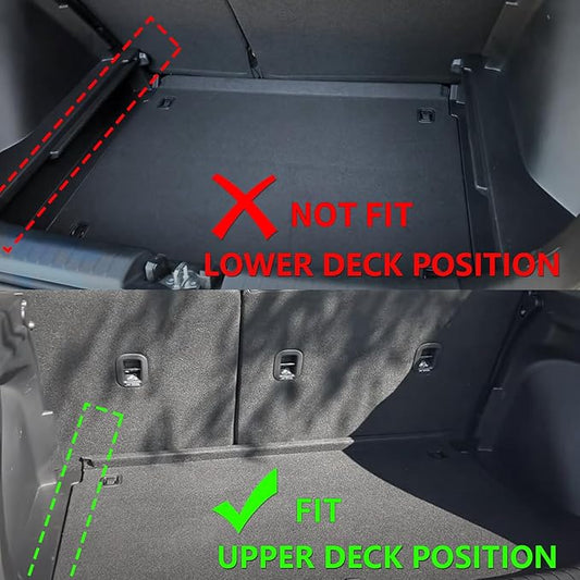 ANBINGO®-Floor Mats & Cargo Liner for Hyundai Venue 2025 2024-2020(Cargo Mat Only for Upper Position) All Weather Car Floor Mat for Hyundai Venue SE/SEL/Limited,Venue Accessories Black