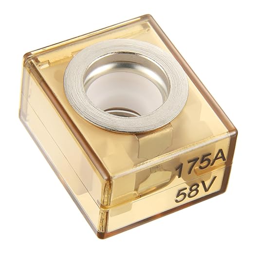 MRBF Terminal Fuse Block 175 AMP Marine Rated Battery Fuses 58V DC Max IP66 Waterproof Fuse Holder 175A