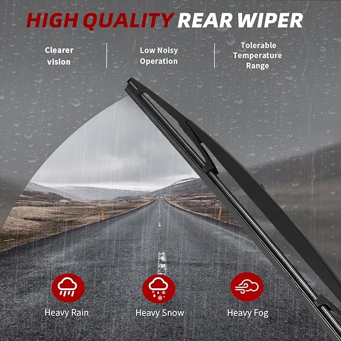 OTUAYAUTO Premium Windshield Wiper Blades - Replacement for Honda Odyssey 2005-2022 - Precision Fit, All-Weather Performance, Front and Rear Wiper Blades, J/U Hook - 26"+22"+16" (Pack of 3)