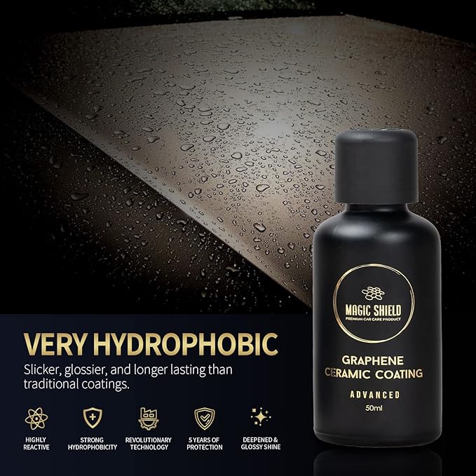 Graphene Coating for Cars β Self-Healing, 5+ Years Durability β Advanced SiO2 Ceramic Protection - High Gloss, Anti-Scratch - Perfect for Cars, Motorcycles, Marine, and RVs