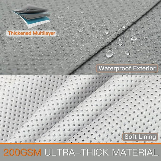 Kayme Heavy Duty SUV Car Cover Waterproof All Weather, Full Exterior Covers Sun Rain UV Protection. Universal Fit Audi Q5, BMW X3, Mazda CX-5, Hyundai Sante Fe, Tesla Model Y, Toyota RAV4, Honda CRV.