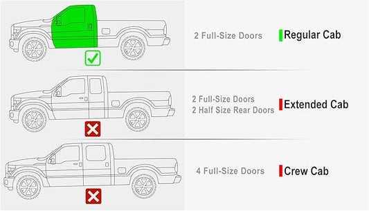 APS Running Boards (Nerf Bars Side Steps Step Bars) Compatible with Ford F250 F350 Super Duty 1999-2016 Regular Cab (Stainless Steel Black Powder Coated 6 inches)
