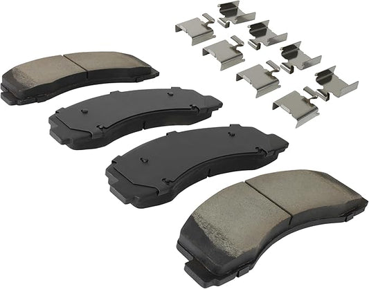 Premium Ceramic Front Brake Pads (1001-2087C) Compatible with Ford Expedition 2018-2021, Ford F-150 2018-2020, Lincoln Navigator 2018-2021