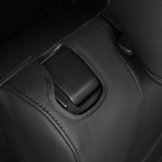 RISINGSTAR Rav4 Hybrid Seat Covers, fit 2019-2025 Toyota Rav4 Hybrid LE,XLE,Woodland Edition,XLE Premium,Limited, Not for XSE/SE/Plug-in(Black)