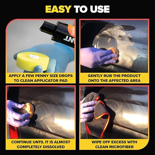 Carfidant Scratch Repair and Swirl Remover - Car Paint Scratch Remover & Restorer Kit with Buffer Pad - Polishing & Waxing Kits - Compound for Vehicles Paint Repair - 8.4 fl. Oz.