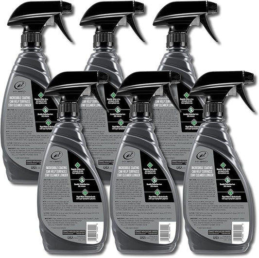 Turtle Wax 53409-6PK Hybrid Solutions Ceramic Spray Coating, Incredible Shine and Protection for Car Paint, Extreme Water Beading, Safe for Cars, Trucks, Motorcycles, RV's and More, 16 oz. (Pack of 6)