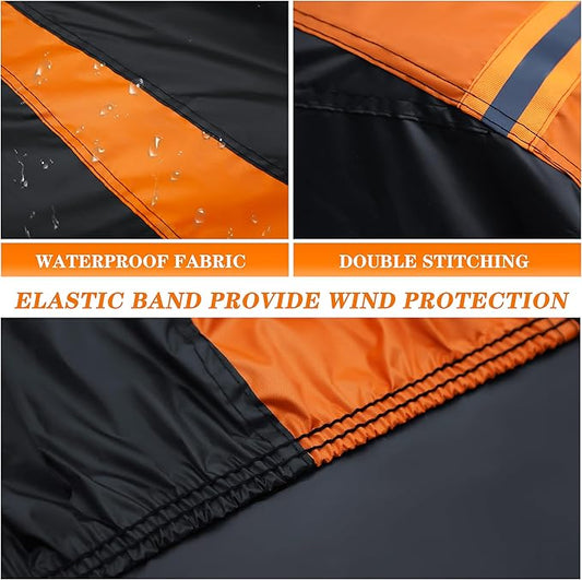 in Full Exterior Car Cover All Weather, Waterproof,UV Resistant, Dustproof, and Snowproof Fit Audi e-tron GT,BMW 3/5 Series,Dodge Challenger/Charger etc.Size C5