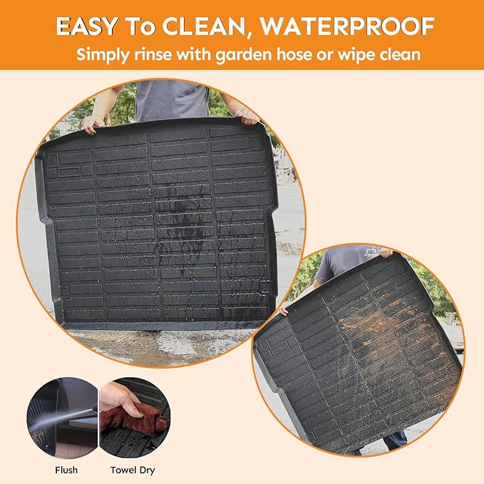 Binmotor-Floor Mats & Cargo Liner for Toyota Corolla 2020-2024 2025(Include Hybrid) 丨Only Sedan丨Corolla LE丨SE丨XSE丨Nightshade丨 All Weather Car Mats Floor Liners Corolla Hybrid Accessories Mats