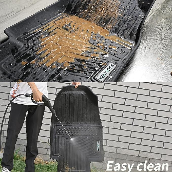 Large Cargo mat for 2026 Hyundai Ioniq 9(Foldable) TPE All Weather Protection Car Large Trunk Mat Accessories-Black