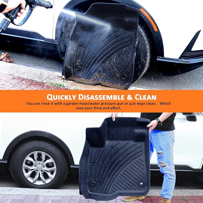 Binmotor-Floor Mats & Cargo Liner Set for BMW X3 2025, All Weather Car Mats Cargo Trunk Mat for BMW X3 2025 Accessories