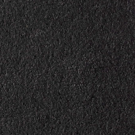 Genaflex Rubber Gym Floor Mat - 8mm Thick - Heavy Duty Commercial Protective Gym Flooring Roll (Black, 4' X 15')