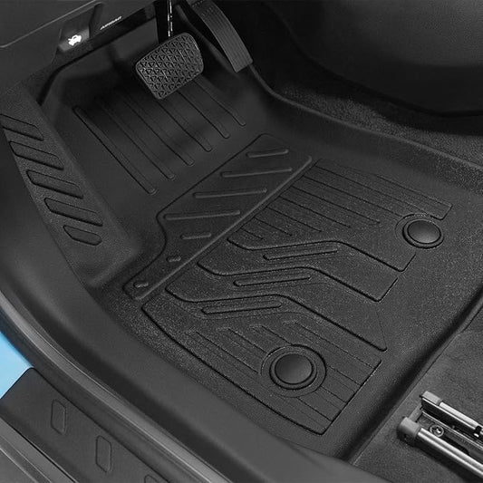 Floor Mats Set for Chevy Trailblazer AWD 2026 2025-2021 Accessories, Full Coverage All Weather Floor Mats Cargo Mat with Backrest Protectors & Door Sill Guards(Not for FWD)