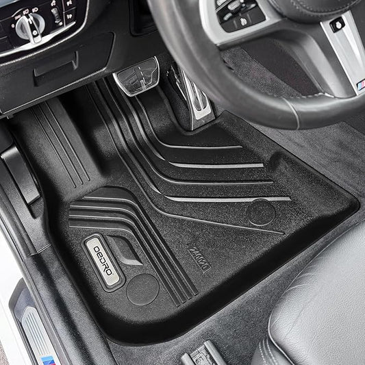 OEDRO Floor Mats & Cargo Mat Fit for 2025 Toyota Camry (Include Hybrid/LE/SE/XLE/XSE), TPE All Weather Custom Fit 2025 Camry Floor Liners 1st & 2nd Row Car Mats Accessories, Black