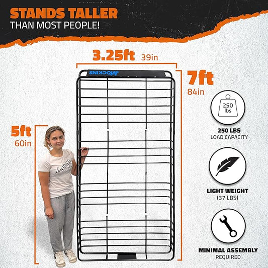 Mockins XL 84"x39"x6" Extendable Roof Rack Cargo Carrier & 35 CuFt Waterproof Cargo Bag for Top of Car | 3 Length Sizes: 40",63",84" Luggage Rack for SUV, Car, & Truck with Roof Basket Accessories