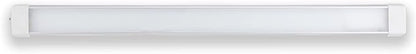 LED Interior Utility Light Fixture 30.3" x 2.6", High Lumen-Output Low Current Draw Energy Efficient, Frosted Lens 6000K Cool-White Even Diffused Beam, On/Off Rocker Switch 12V-24V DC, 1-Pack