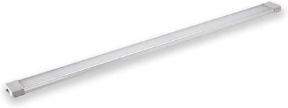 LED Interior Utility Light Fixture 38.2" x 2.6", High Lumen-Output Low Current Draw Energy Efficient, Frosted Lens 6000K Cool-White Even Diffused Beam, On/Off Rocker Switch 12V-24V DC, 1-Pack