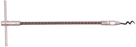 Allpax Flexible Packing Hook (No. 2) - 11 Inches Long, Flexible Wound-Wire Shaft, Steel Corkscrew-Style Tip and Comfort T-Handle (AX1211)