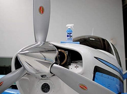 Wet or Waterless Wash Wax Kit 144oz UV Protection. Cleans, Protects, and Shines. Aircraft Quality Just Spray On and Wipe Dry