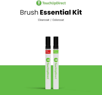 TouchUpDirect 8W2 Cavalry Blue Compatible with Toyota Exact Match Touch Up Paint Brush - Essential Kit