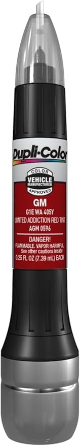 Dupli-Color EAGM05960 Scratch Fix All-In-1 Exact-Match Automotive Touch-Up Paint – General Motors Ltd Addiction Red – 0.25 oz. Paint Pen