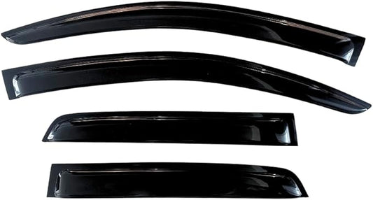 KPY Window Visor Compatible with Toyota Camry 2018-2024, 4PC Rain Guard Side Window Vent Deflectors Tape-On Mugen Style, 2018 2019 2020 2021 2022 2023 2024