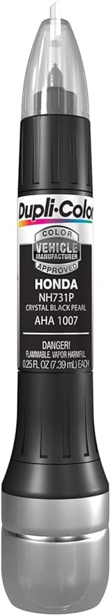 Dupli-Color AHA1007 Scratch Fix All-In-1 Exact-Match Automotive Touch-Up Paint – Honda Crystal Black Pearl –Paint Pen, 0.5 Fl Oz (Pack of 1)