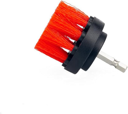 Maxshine M8 Medium-Duty Upholstery Carpet Brush with Drill Attachment - Removes and Scrubs Grime, Stains, and Spots from All Types of Upholstery and Carpets in Leather and Fabric (2")