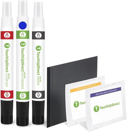 TouchUpDirect 8W7 Blue Crush/Dark Blue Metallic for Toyota Exact Match Touch Up Paint Combo - Platinum Package