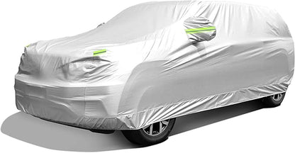 SUV Car Cover Waterproof All Weather, Outdoor Car Covers for Automobiles Car Covers Universal Fit SUV Up to 181’’