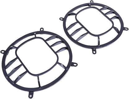2 PCS Aluminum Alloy Car Headlight Cover Compatible with Ineos Grenadier 2020-2024 Headlight Grill Guards Cover Trim Accessories (Style C)