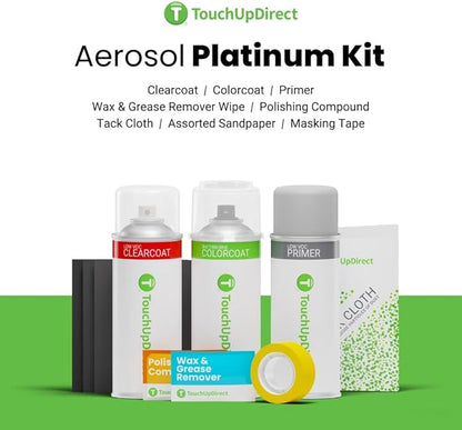 TouchUpDirect 1M4 Grayscale Compatible with Toyota Exact Match Touch Up Paint Aerosol - Platinum Kit
