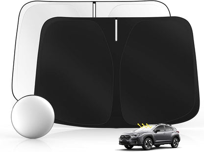 Windshield Sun Shade for S-ubaru Crosstrek 2013-2017 Foldable Sunshade Custom Fit Front Window Car Interior Accessories Protector Blocks UV Rays