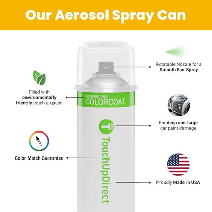 TouchUpDirect 3L5 Radiant Red Compatible with Toyota Exact Match Touch Up Paint Aerosol - Platinum Kit