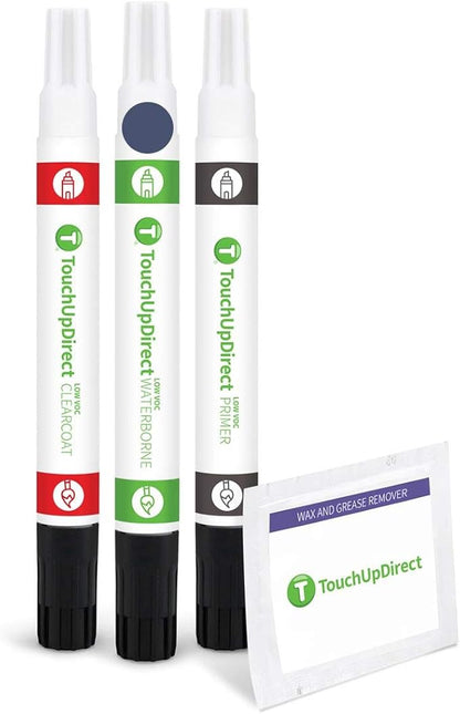 TouchUpDirect 8V5 Shoreline Blue Pearl Compatible with Toyota Exact Match Touch Up Paint Combo - Preferred Kit