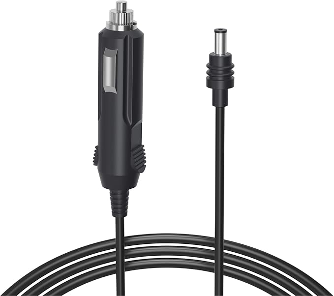 DC to Car Charger Power Cable for Starlink Mini 3M/10FT, 100W 20V/5A Output, Support 12~48V Cigarette Lighter, 19AWG Cord, Waterproof Barrel Jack for Outdoor Use, Car, RV, Truck, Boat