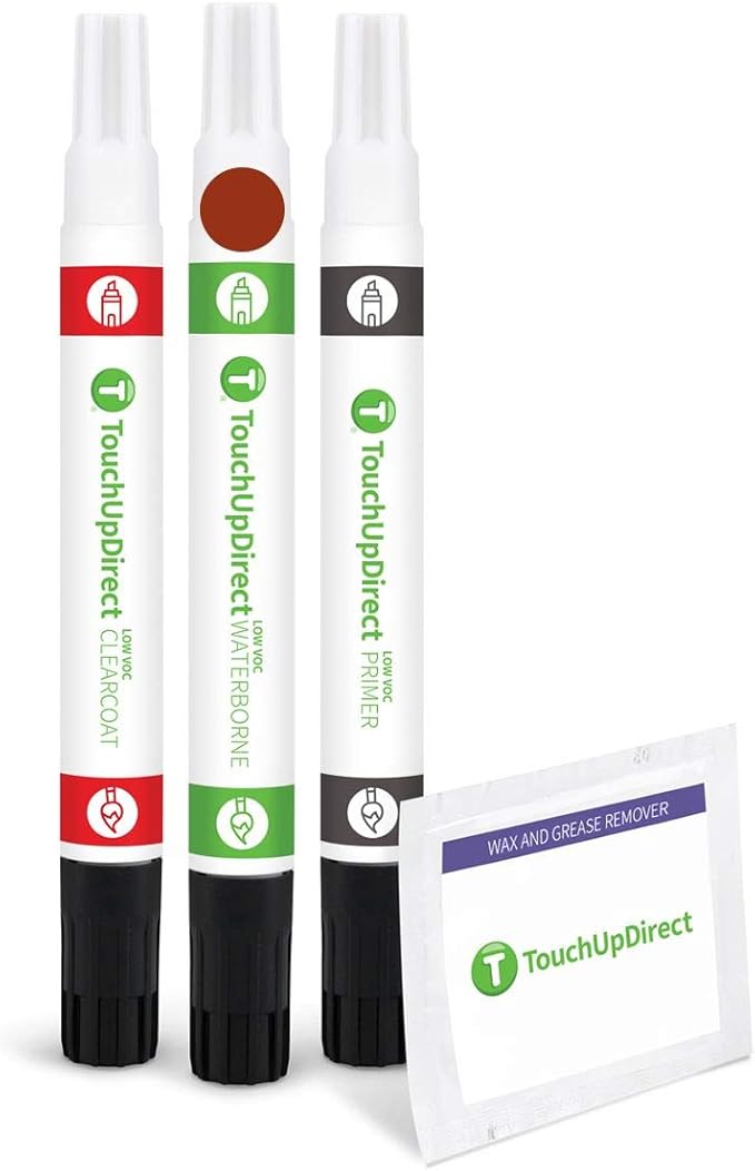 TouchUpDirect 4X0 Inferno Compatible with Toyota Exact Match Touch Up Paint Combo - Preferred Kit