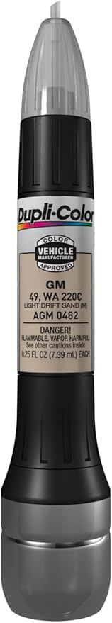 Dupli-Color AGM0482 Scratch Fix All-In-1 Exact-Match Automotive Touch-Up Paint – General Motors Light Drift Sand – 0.25 oz. Paint Pen