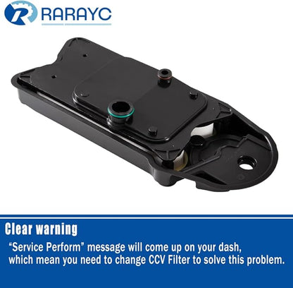 Crankcase Breather Filter, Crankcase Ventilation Filter Replacement for Ram 2500 3500 4500 5500 and All Cummins 6.7L ISB Engine Replaces # CV52001, 68002433AA, 68002433AB