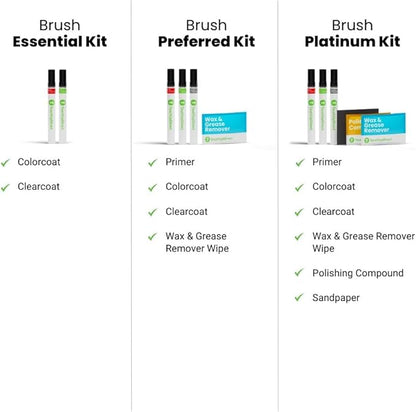 TouchUpDirect 4Z2 Mudbath Compatible with Toyota Exact Match Touch Up Paint Brush - Essential Kit