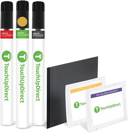 TouchUpDirect 5C8 Trail Dust/Sand Compatible with Toyota Exact Match Touch Up Paint Brush - Platinum Kit